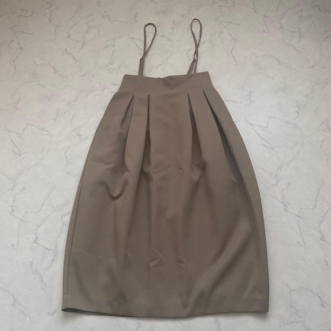 RIM.ARK 2tuck shoulder SK ベージュ　38 コクーン