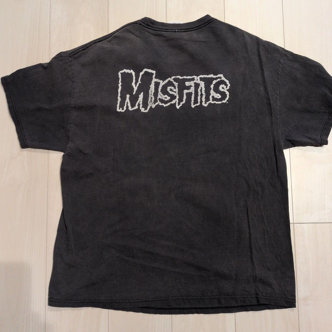 p*読様 【ナイスフェード】Misfits スカルヴィンテージ Tシャツ XL