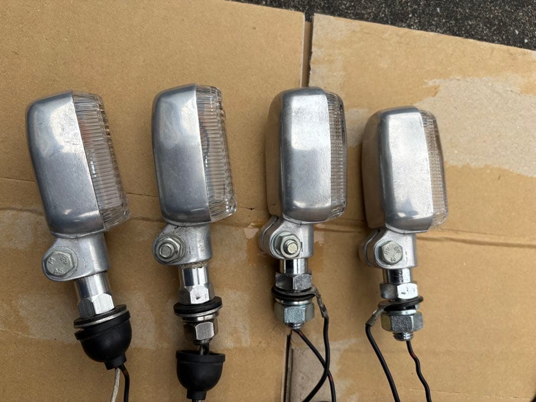 CGC社外ウィンカー4つセット汎用アルミクリア