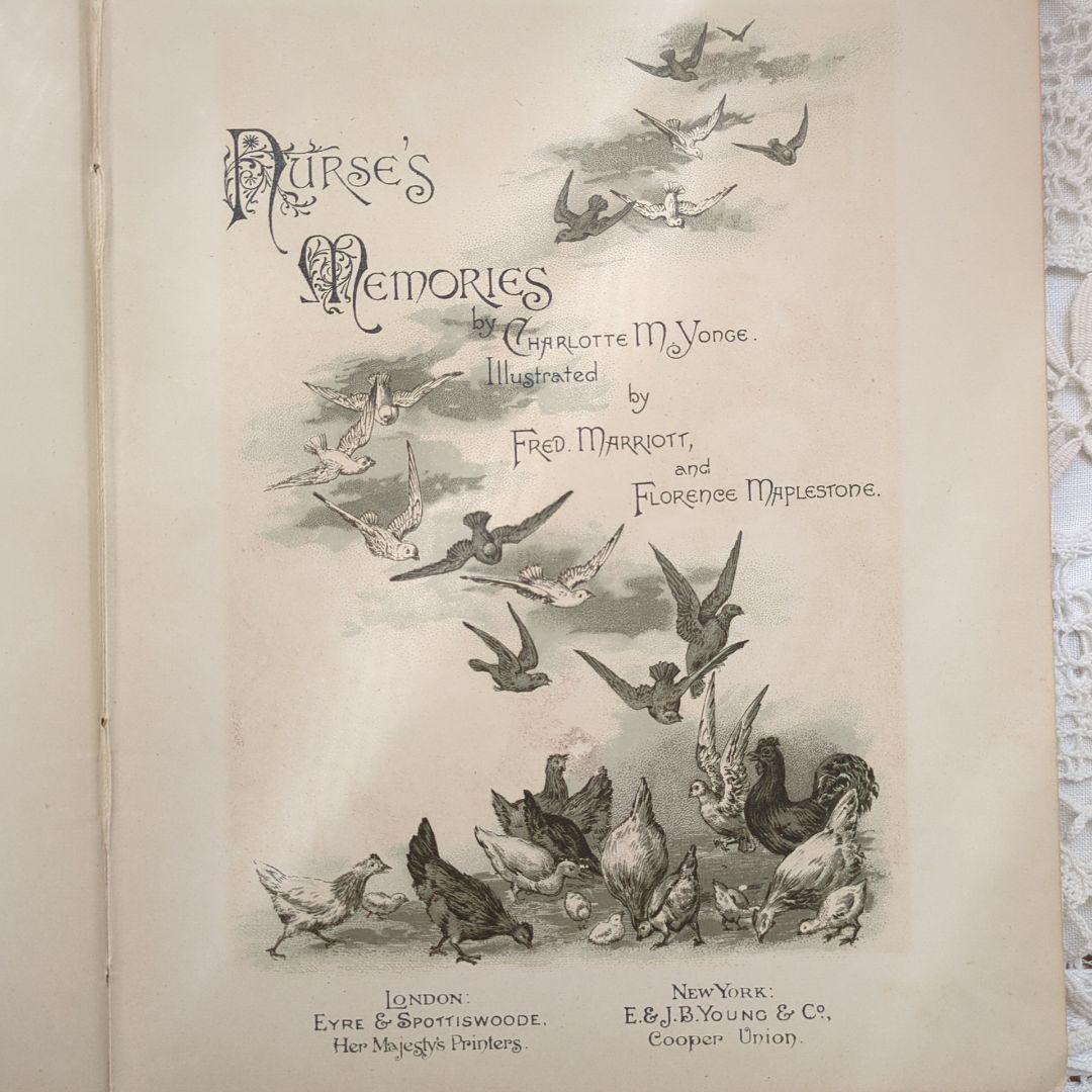 稀少1888アンティーク絵本 児童書 洋書古書 ヴィクトリアン 初版本 イギリス