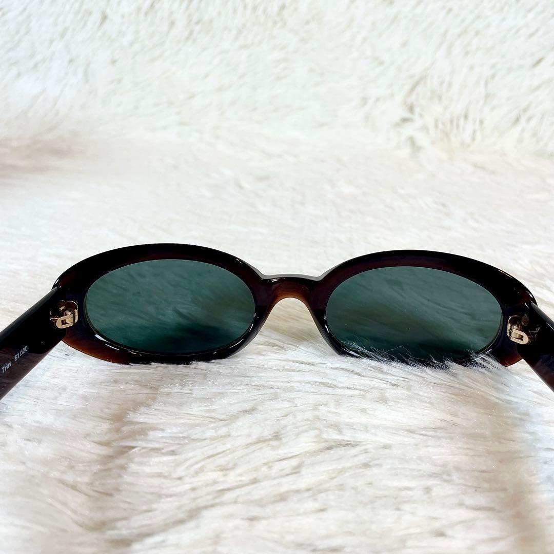 極美品　GUCCI　サングラス　GG2419　グリーンレンズ　ブラウンフレーム