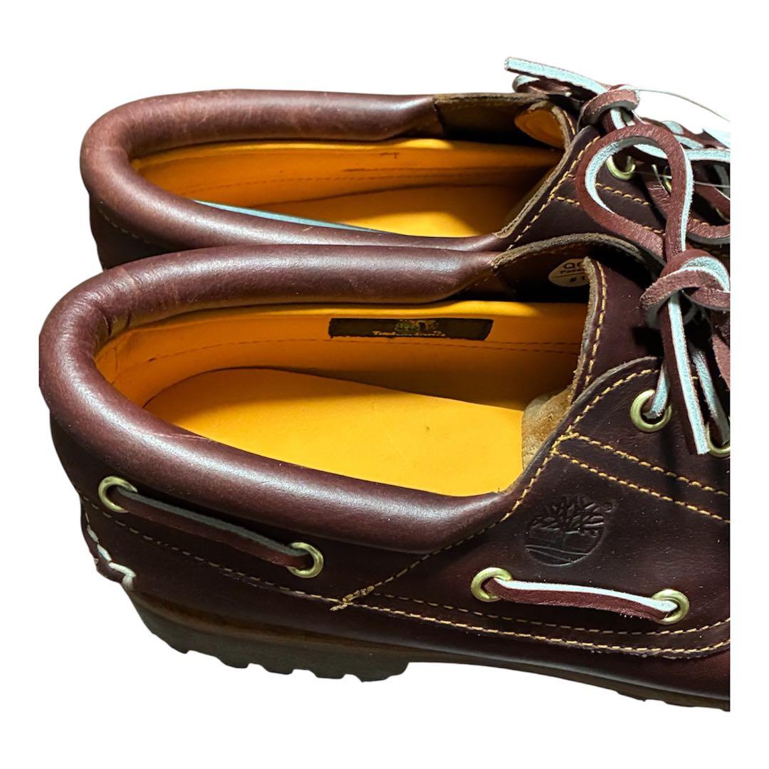 TIMBERLAND BOAT SHOE バーガンディ 8.5 【未使用】