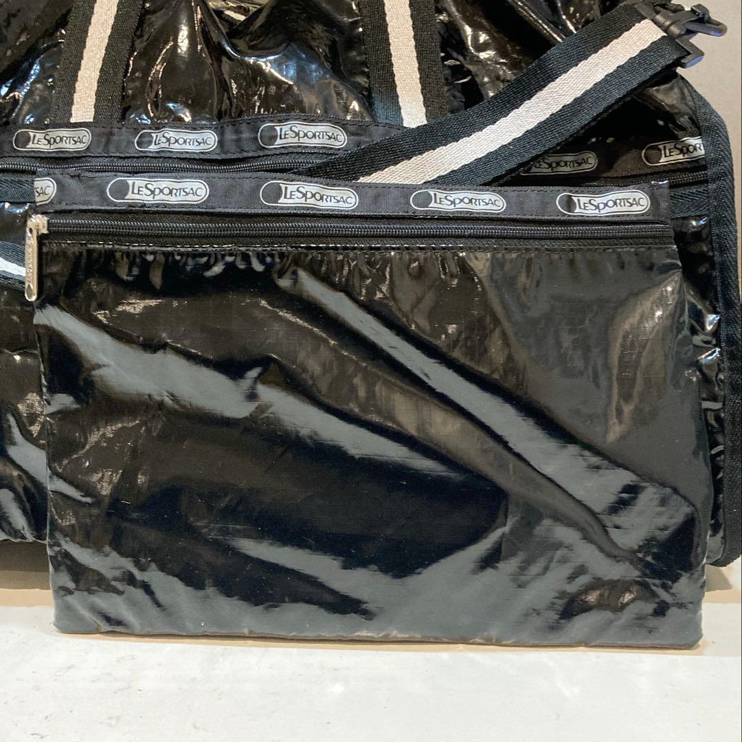 【美品】LeSportsac ボストンバッグ 2way 黒