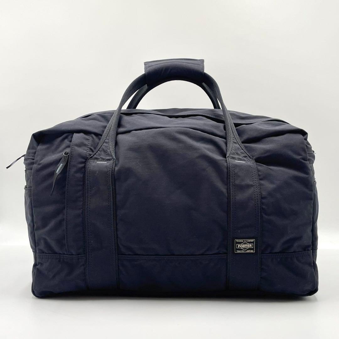 【極美品】 PORTER HIKE ポーター ボストンバッグ ネイビー 紺