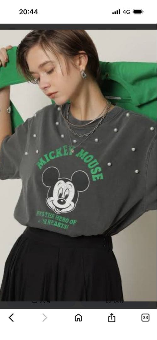 cadune ミッキーTシャツ別注