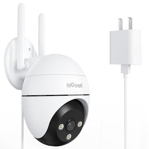【5MP超高画素・自動追跡・2.4と5GhzWiFi対応】ieGeek 防犯カA