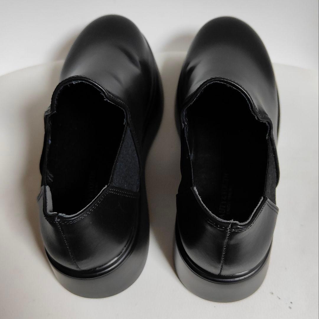 美品　BEAUTY&YOUTH サイドゴア アンクルブーツ 黒 厚底　24cm