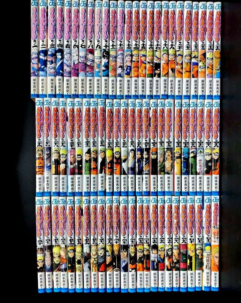 ★全巻初版 NARUTO ナルト 全72巻セット★ First Edition