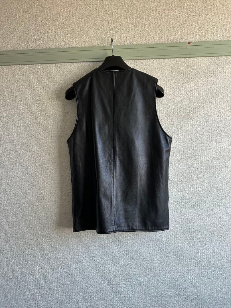 Schott ショット レザー ベスト 黒 ブラック M