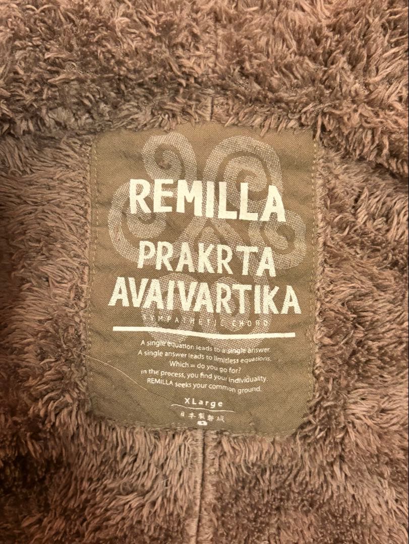 REMILLA ボアベスト XL オリーブグリーン