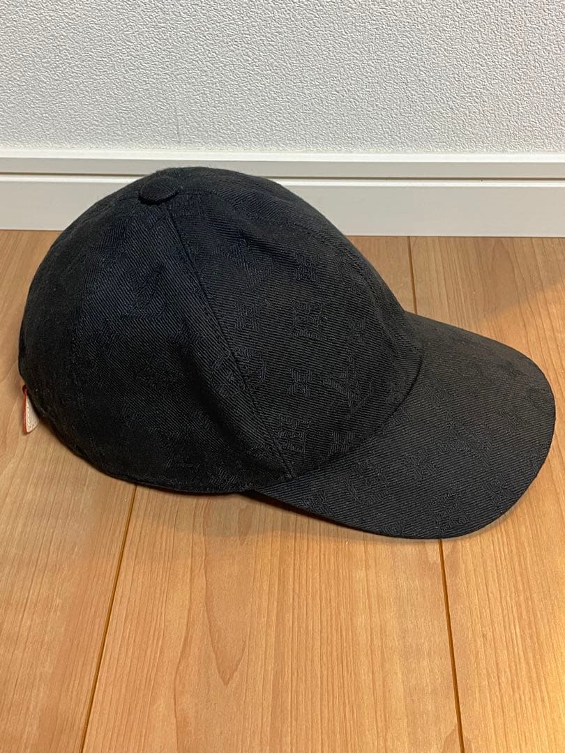 美品★ルイヴィトン★キャップ モノグラムエッセンシャル 黒　サイズ58