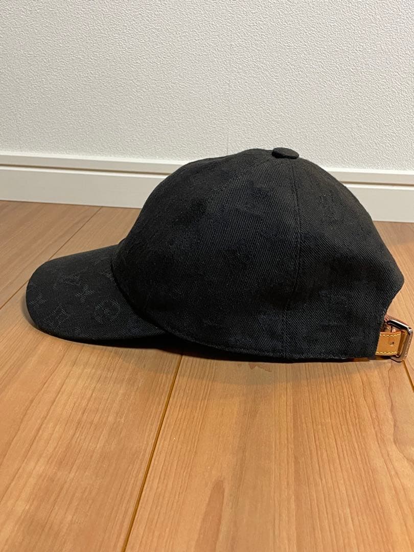 美品★ルイヴィトン★キャップ モノグラムエッセンシャル 黒　サイズ58