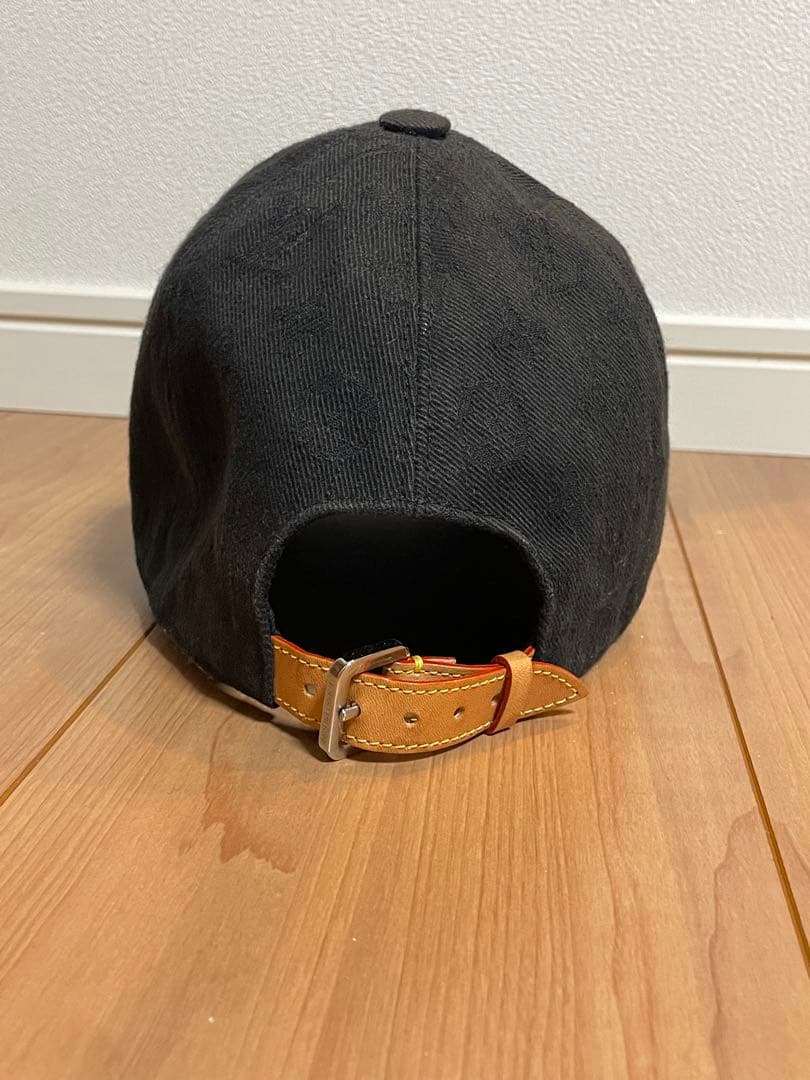 美品★ルイヴィトン★キャップ モノグラムエッセンシャル 黒　サイズ58