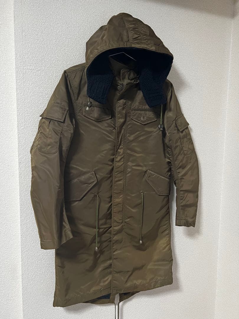 フレッドペリー　FRED PERRY モッズコート　グリーン　L ライナー