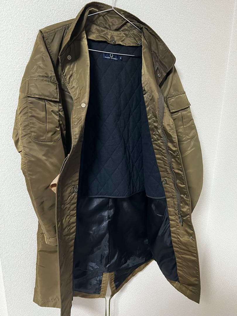 フレッドペリー　FRED PERRY モッズコート　グリーン　L ライナー