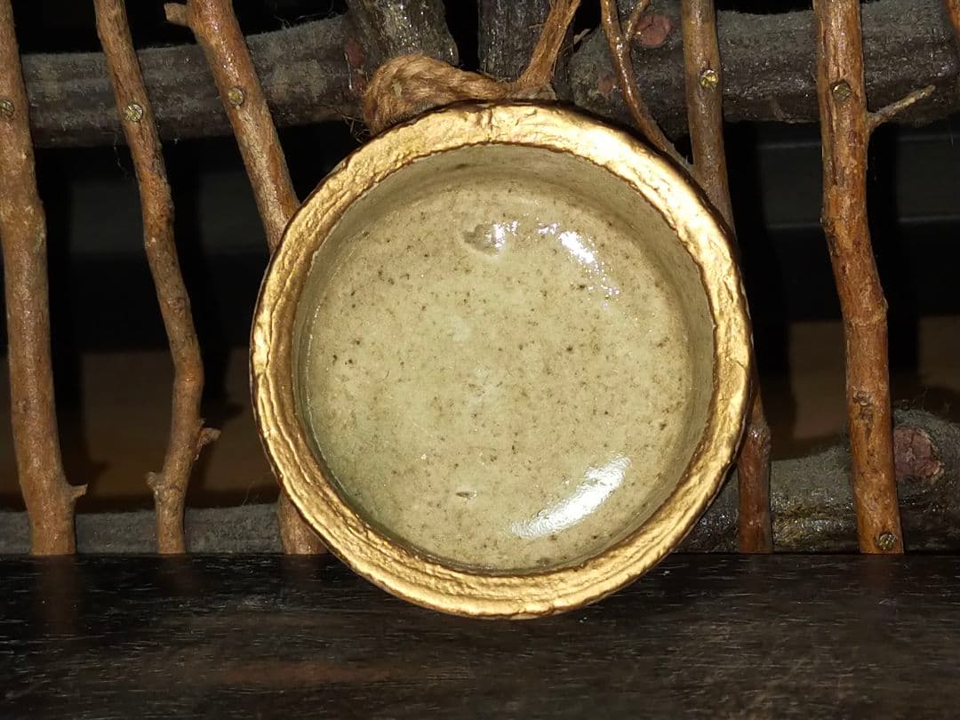 ♥１６世紀　古瀬戸　ぐい飲み　ぐい呑み　修理あり　骨董　古玩　中国