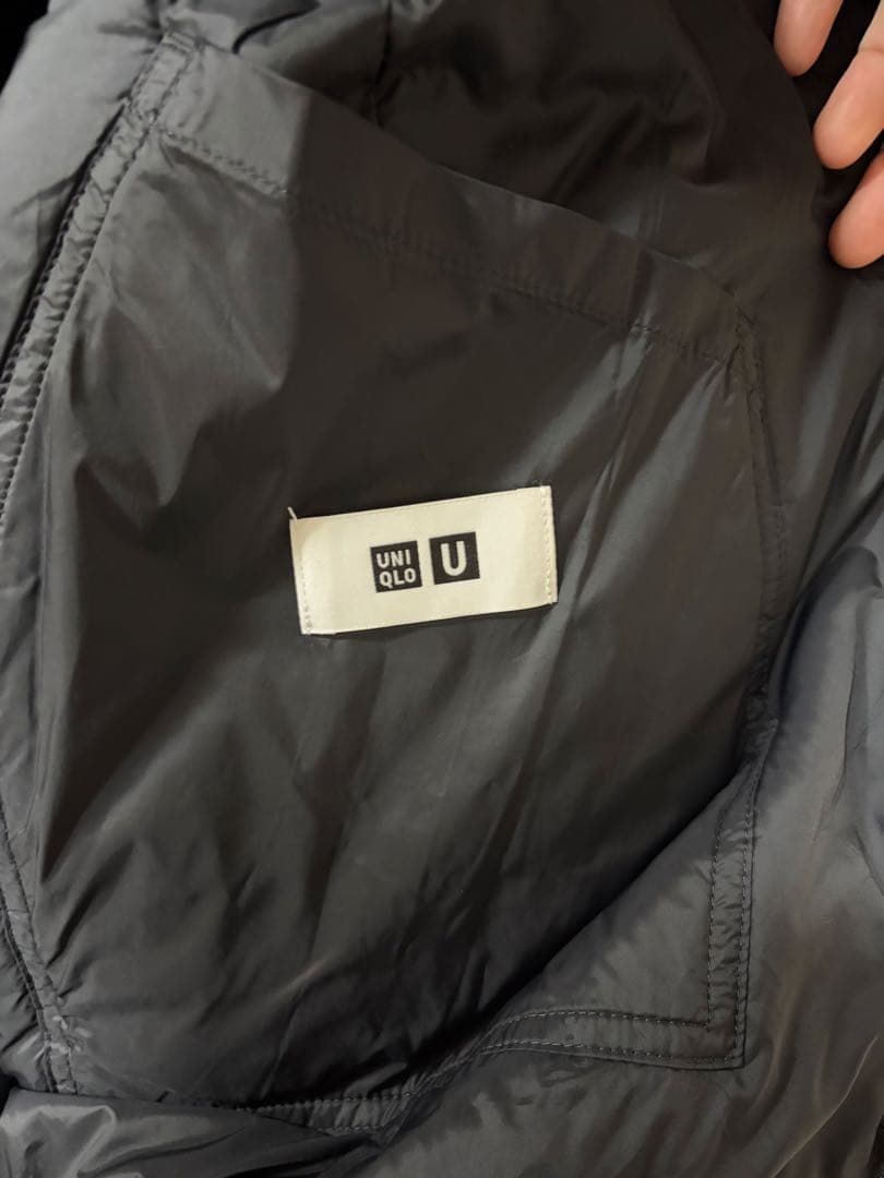 美品　UNIQLO U 2025fw パフテックショートブルゾン　ブラック　黒