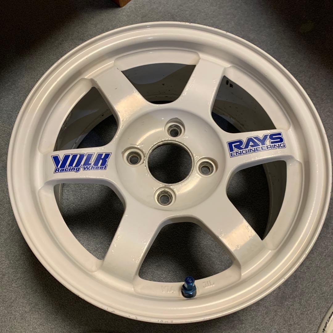レイズ TE37 14インチ15インチ 3本セットPCD100 4穴