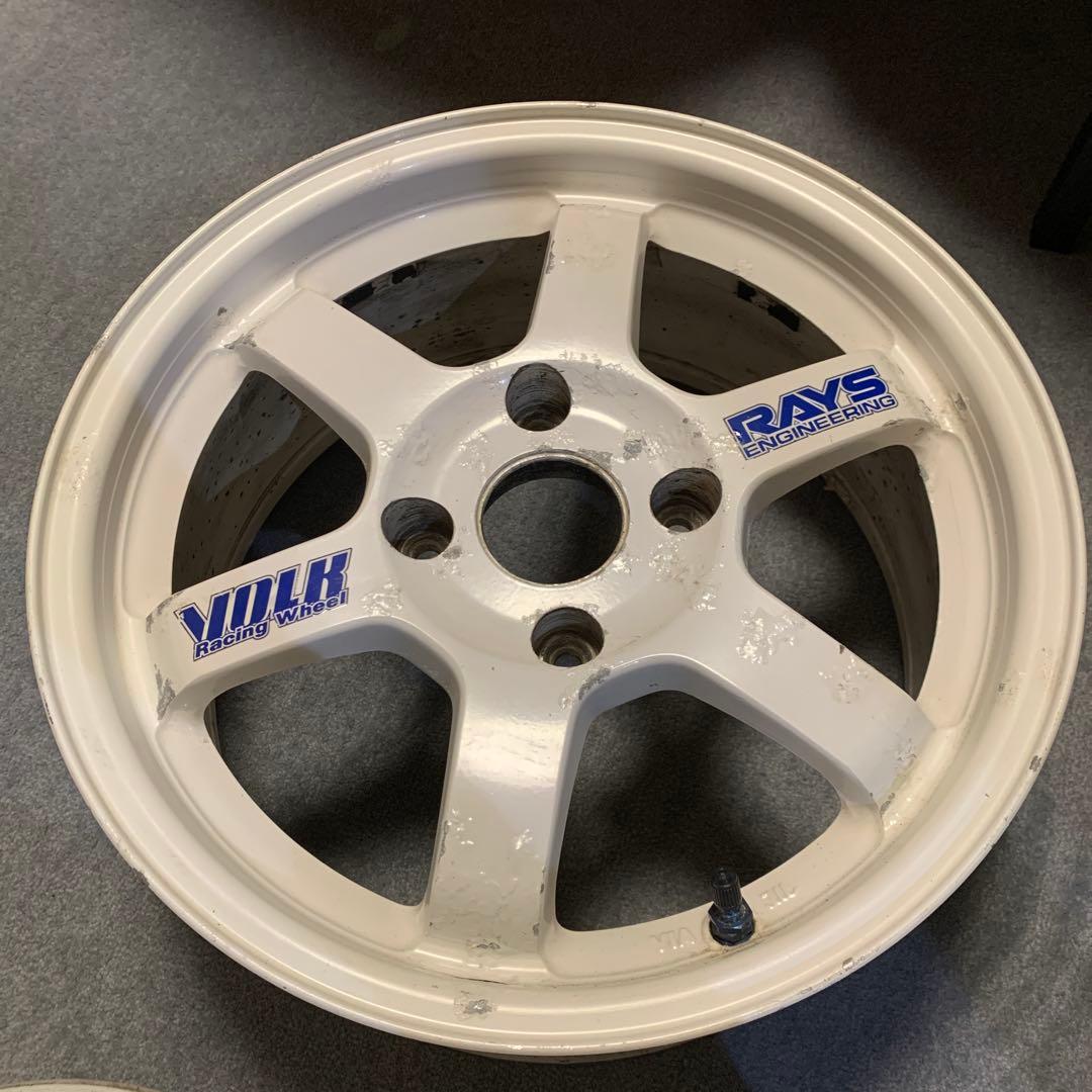 レイズ TE37 14インチ15インチ 3本セットPCD100 4穴