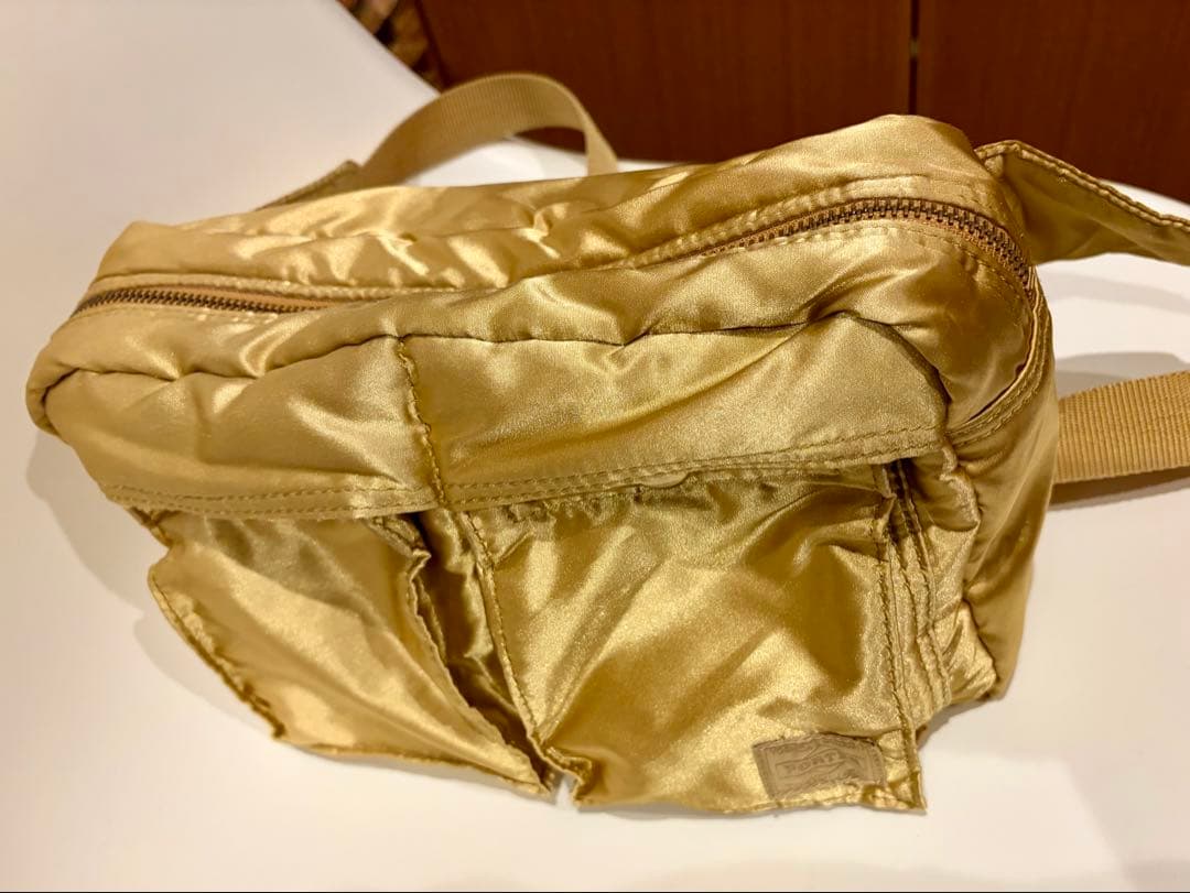 PORTER ポーターショルダーバッグ　ゴールド