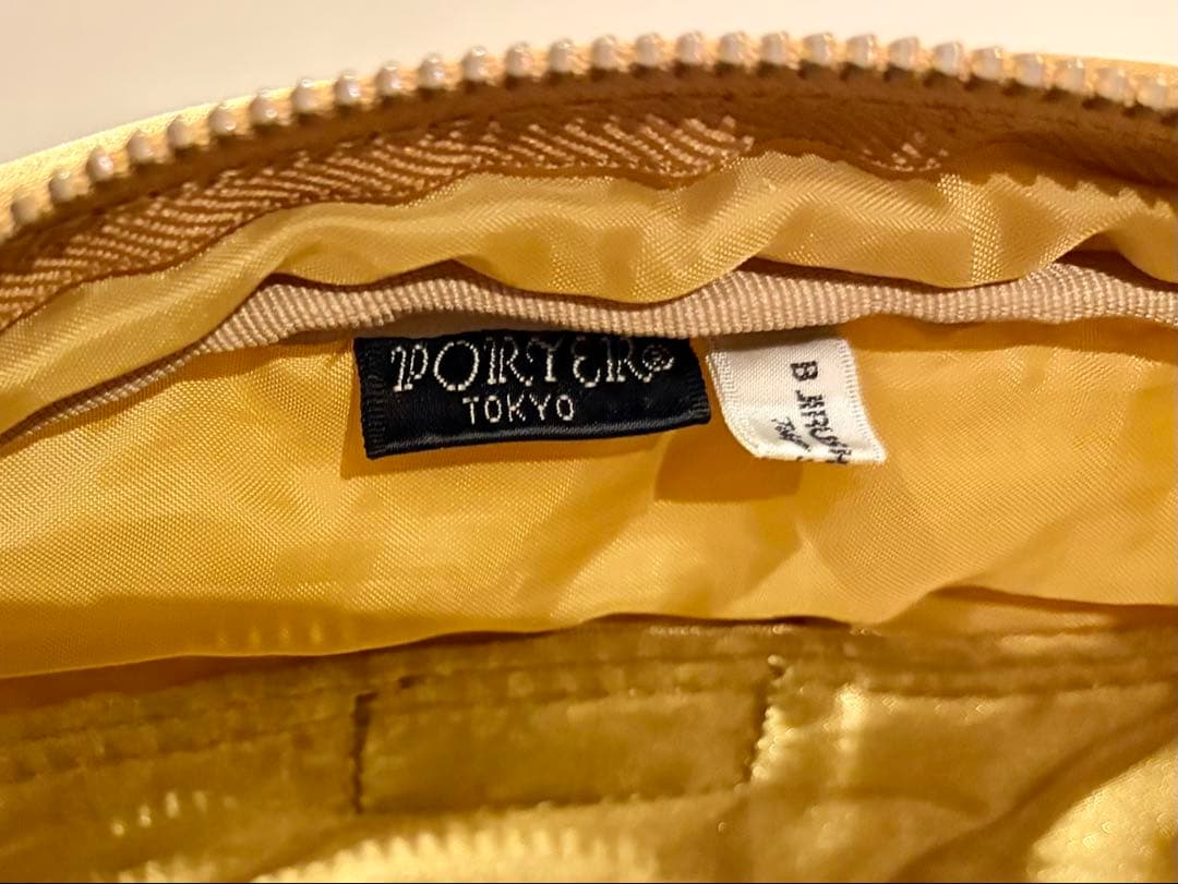 PORTER ポーターショルダーバッグ　ゴールド