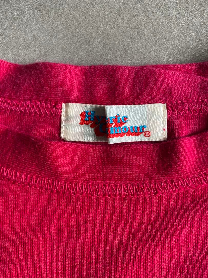 00's HYSTERIC GLAMOUR キャミソール　ラメロゴ　ピンク