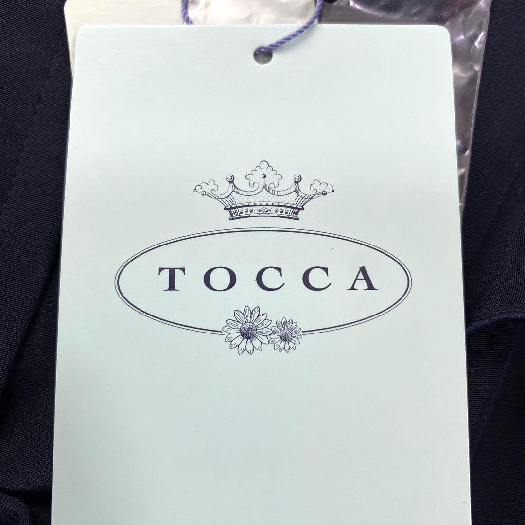 新品タグ付き✨TOCCA ALIZE ワンピース　カットワーク　ドッキング　刺繍