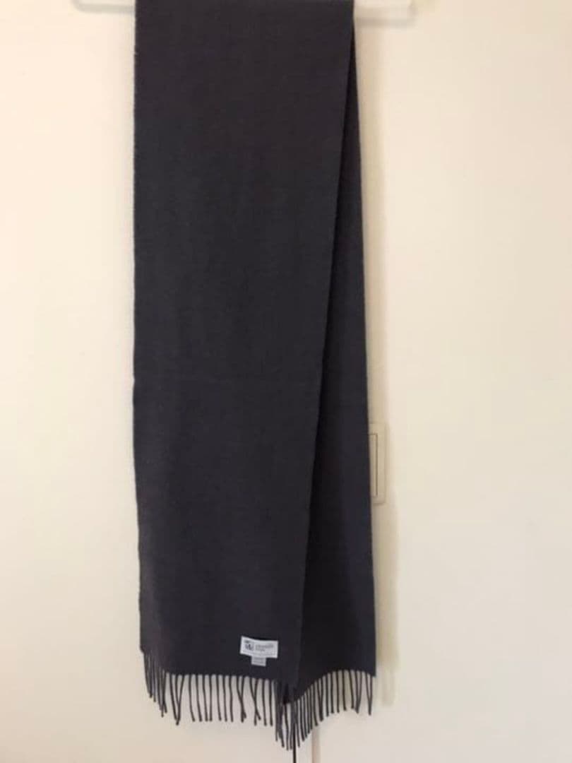 Johnstons ジョンストンズ カシミア100%マフラー グレー
