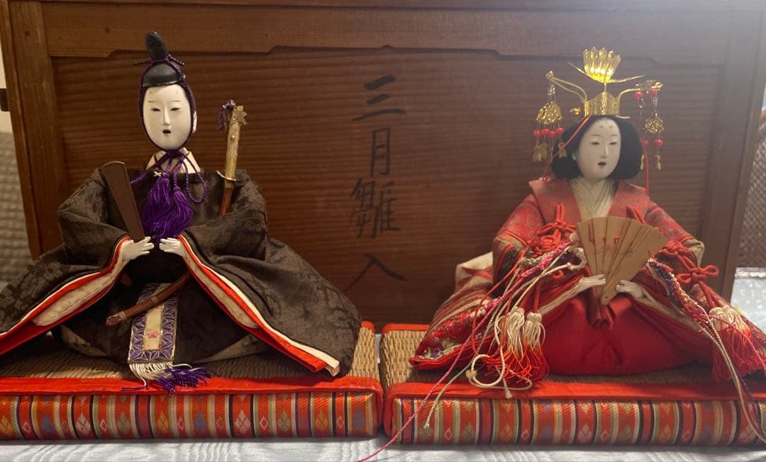 京都丸平　大木平蔵の優美な雛人形　明治時代