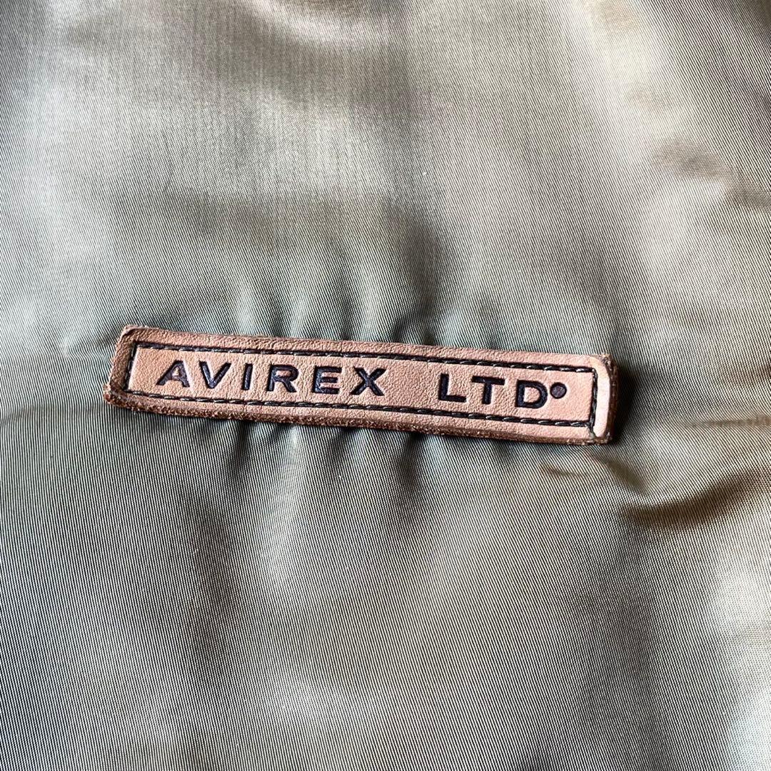 90s USA製 AVIREX MA-1 コマーシャルロゴ フライトジャケット
