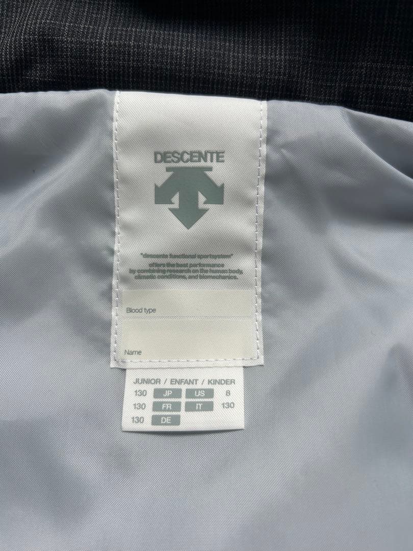 DESCENTE 子ども用スキーウェア ジャケットとパンツセット