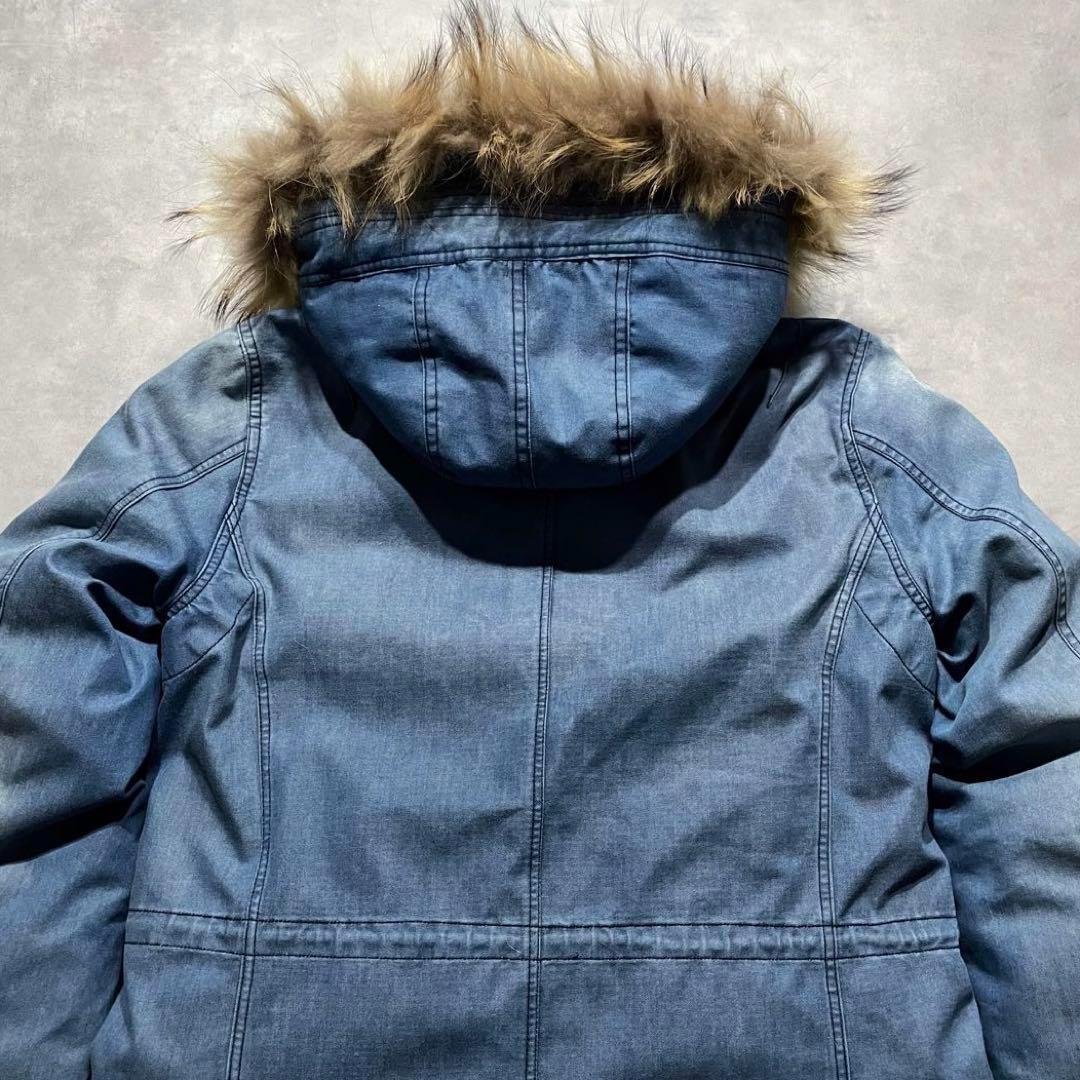 ジャケット・アウター BUFFALO BOBS denim fur military down Y2K