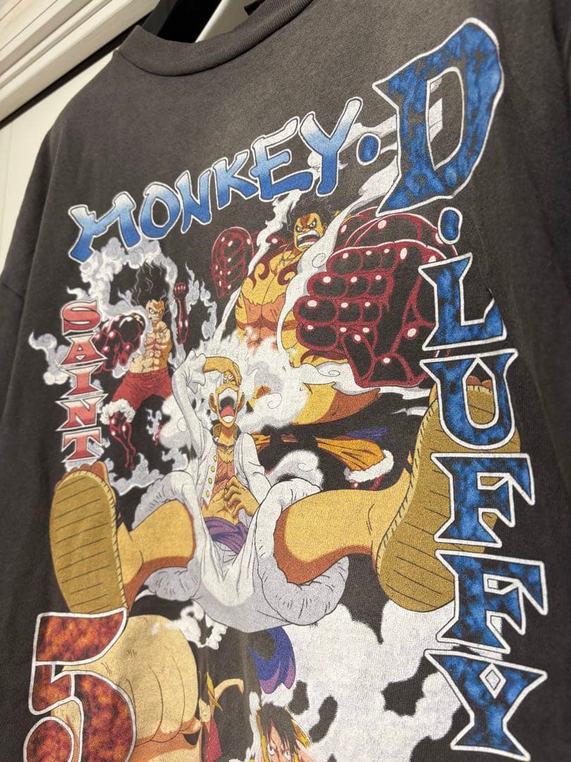 Saint Mxxxxxx ワンピース　モンキー・D・ルフィ ギア5 Tシャツ