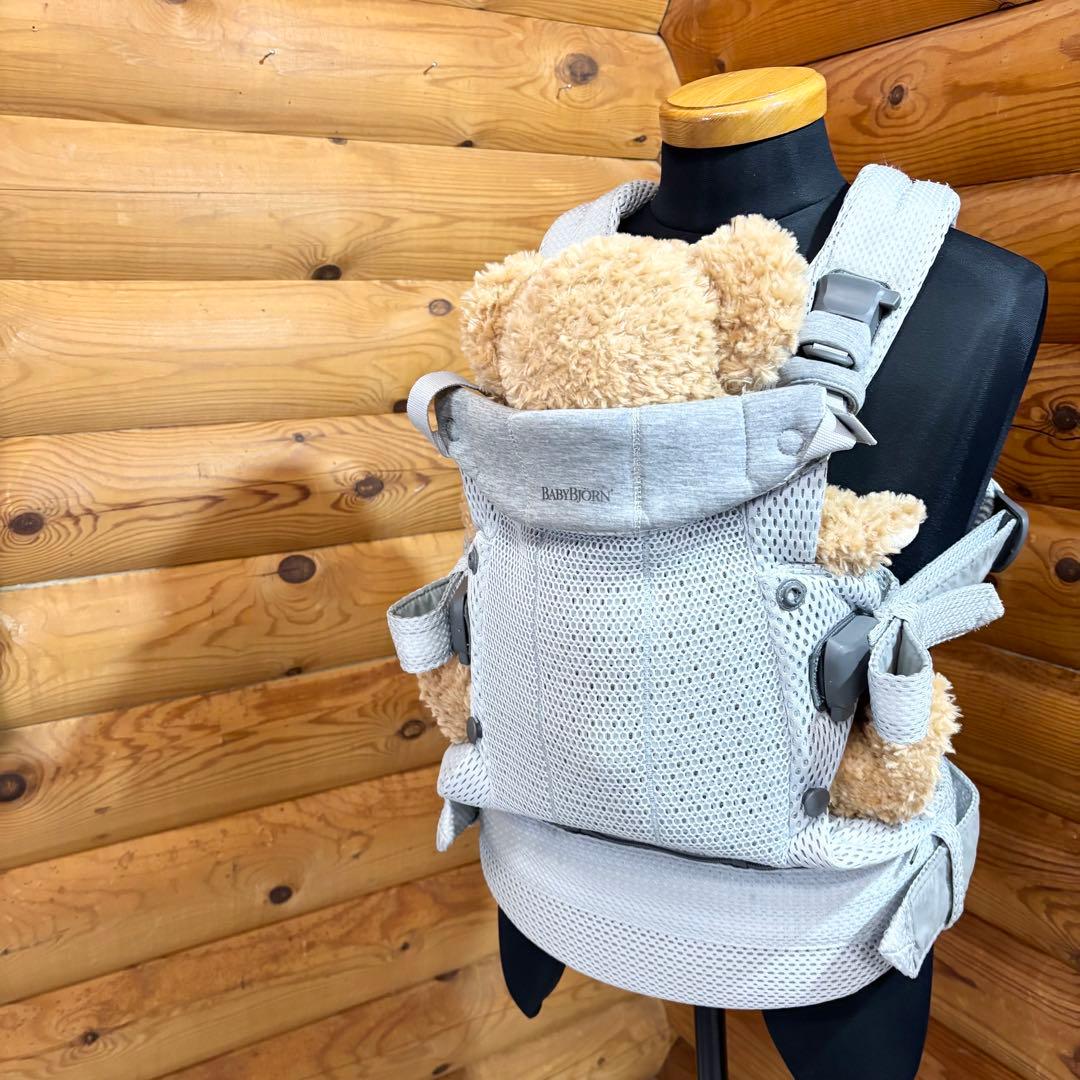 【美品】BABYBJÖRN ベビービョルンHARMONY 抱っこ紐 シルバー