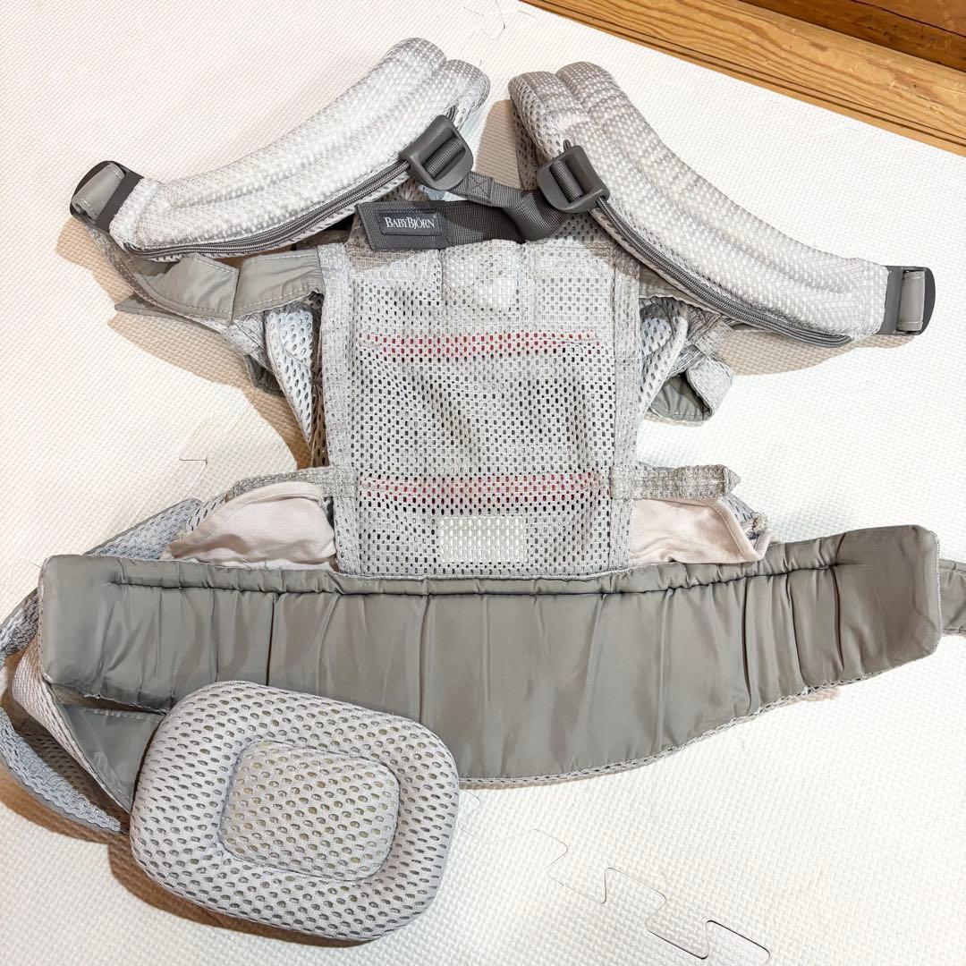 【美品】BABYBJÖRN ベビービョルンHARMONY 抱っこ紐 シルバー