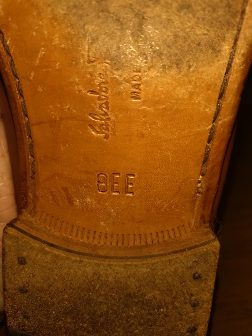 FERRAGAMO ブラウンモカシン（サイズ：８ＥＥ）