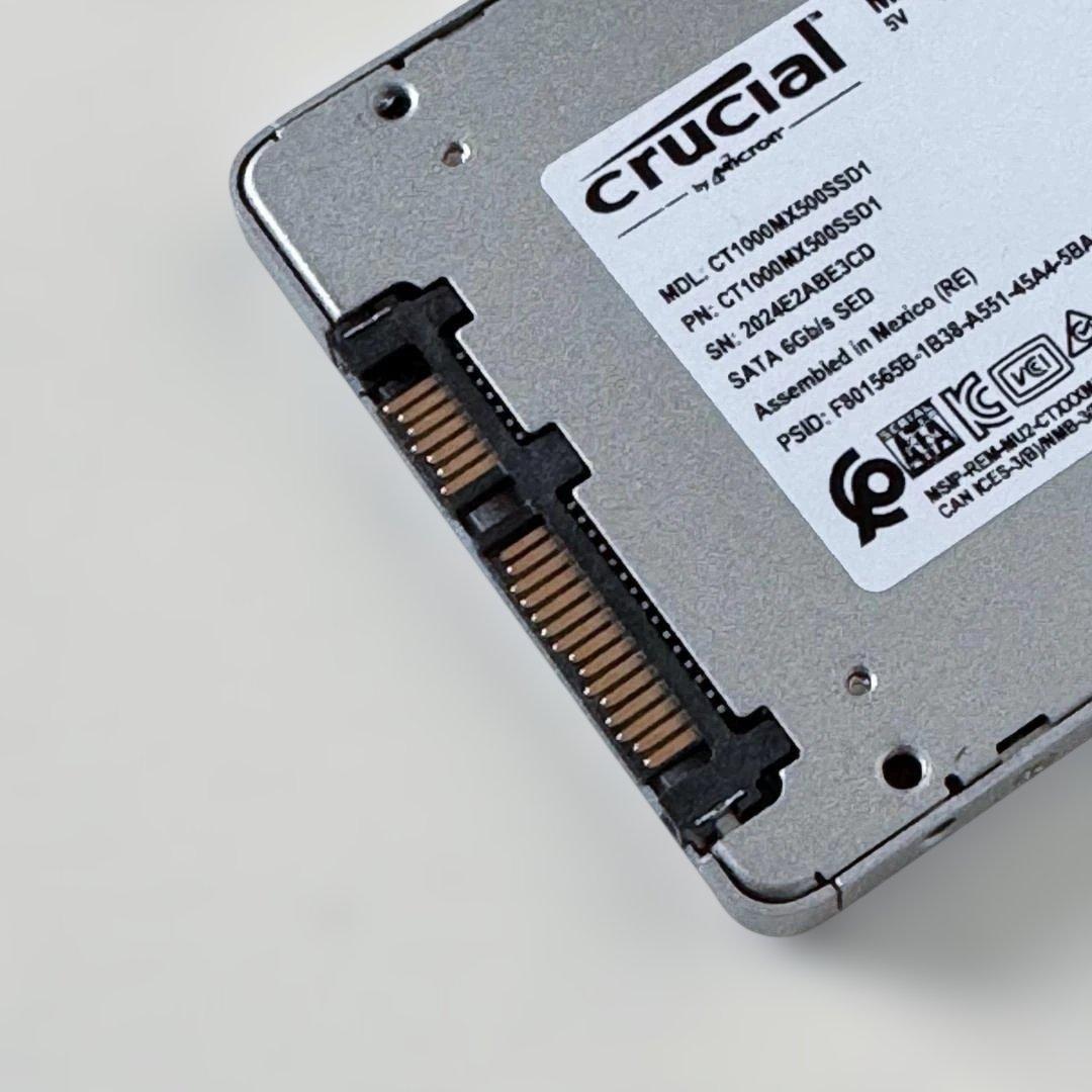 Crucial MX500 1TB SSD 2.5インチ SATA 内蔵SSD
