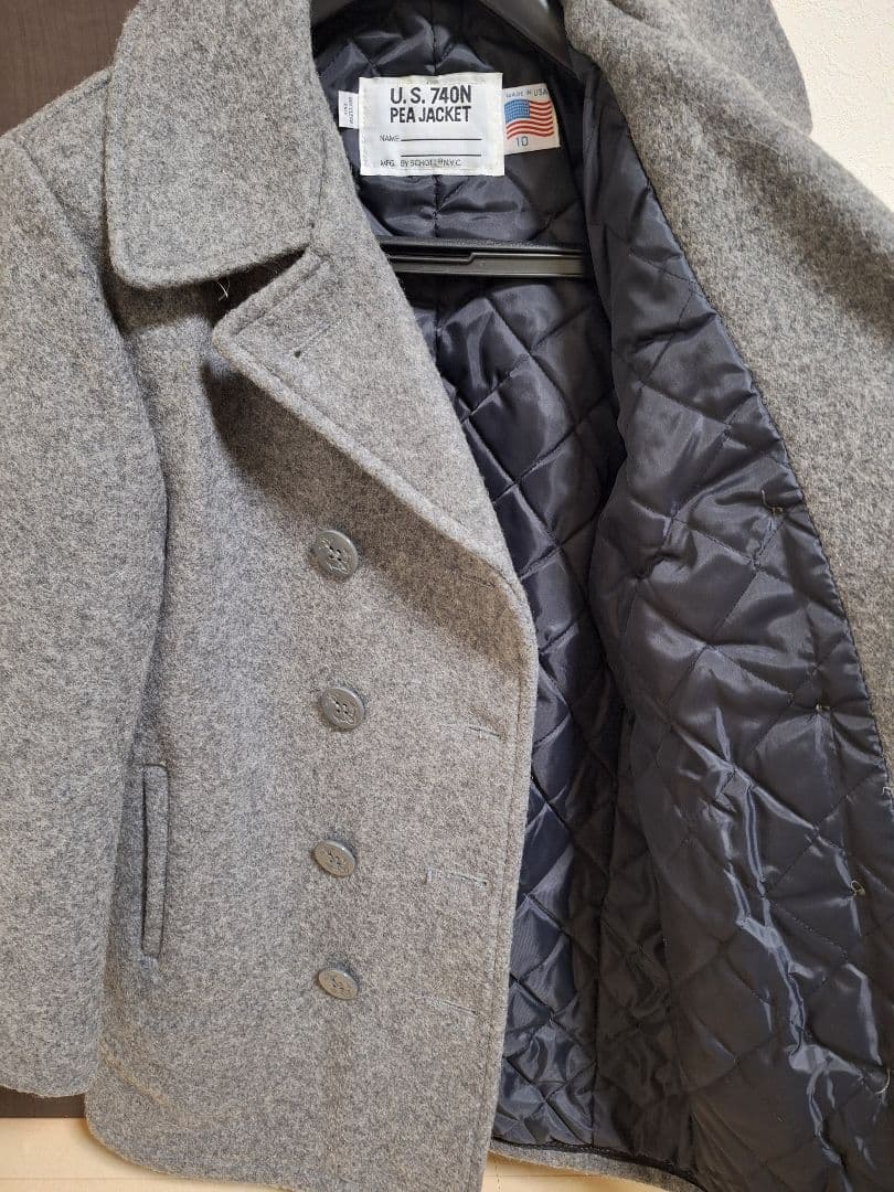 美品　SCHOTT USA製 740N メルトンウール Pコート