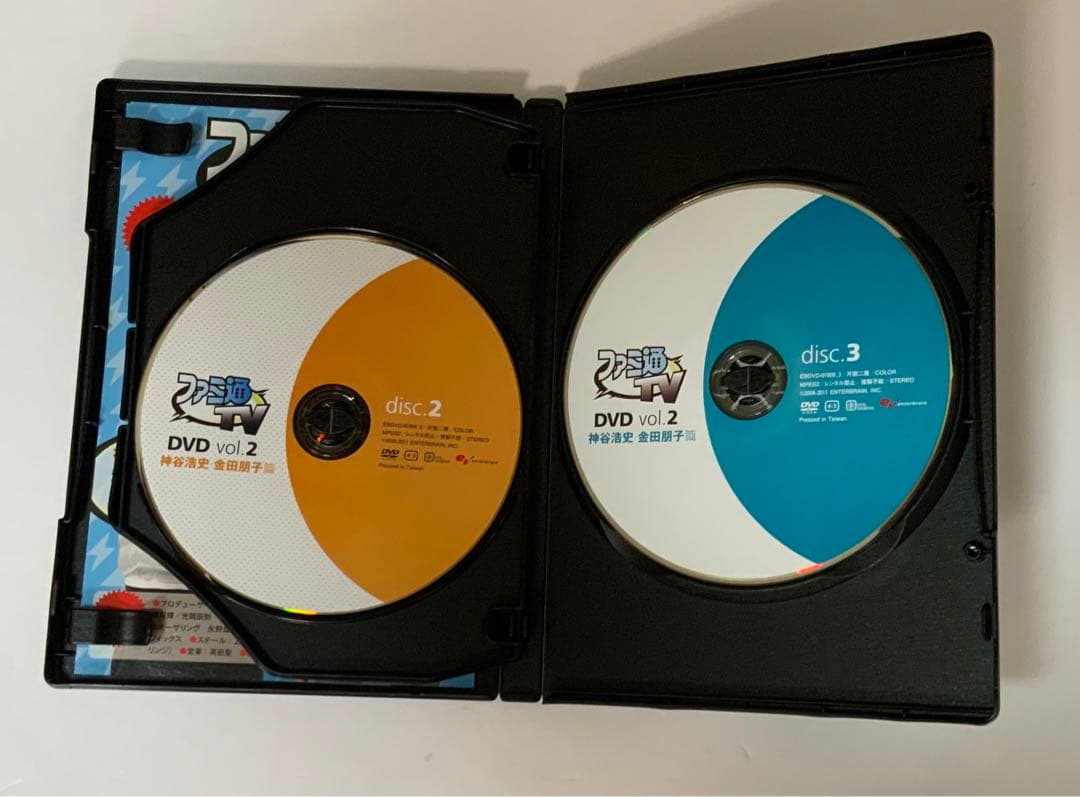 ファミ通TV DVD 全3巻＋特典神ディスク　神谷浩史・・金田朋子篇