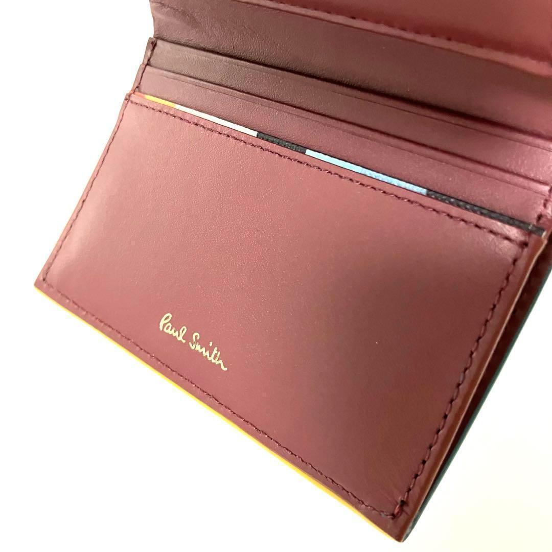 ✨Paul Smith✨ポールスミス✨三つ折り財布✨ブラック✨エンボスレザー✨