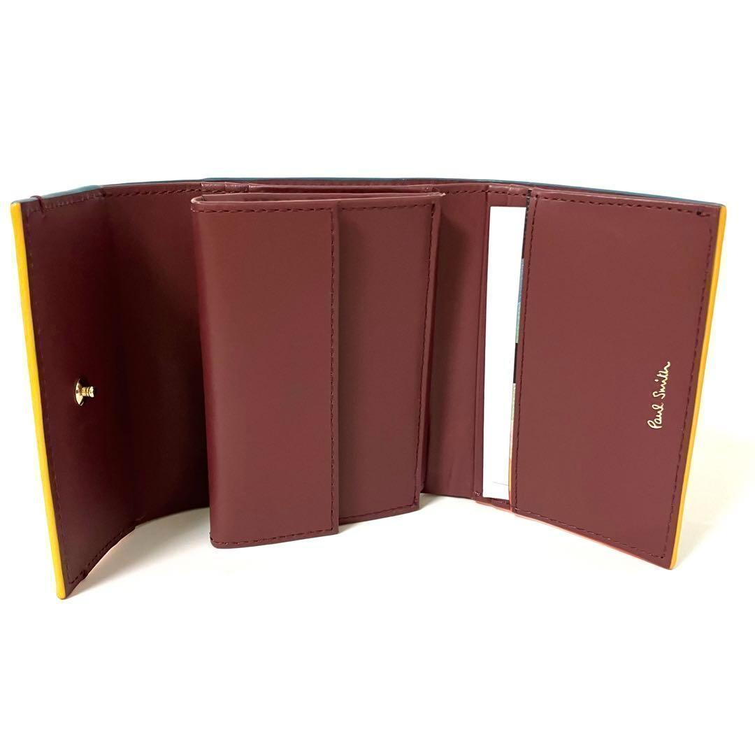 ✨Paul Smith✨ポールスミス✨三つ折り財布✨ブラック✨エンボスレザー✨
