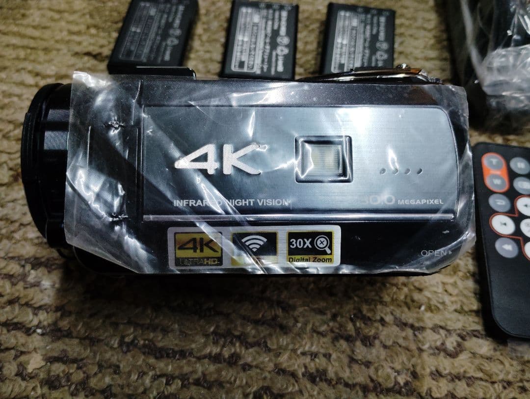 4Kビデオカメラ　DV-AC3-BK[BLACK]