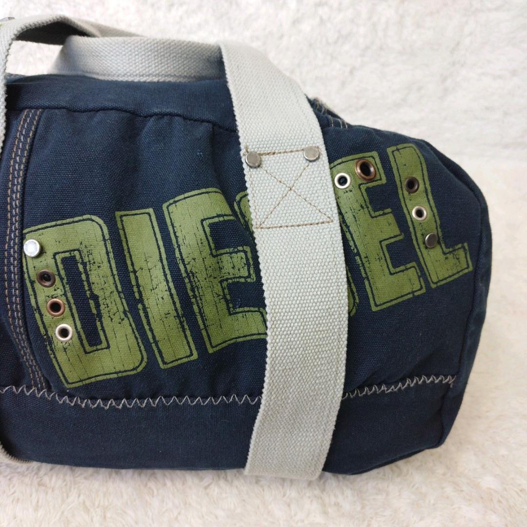 DIESEL ディーゼル ボストンバック 2way スタッズ 00s y2k 紺