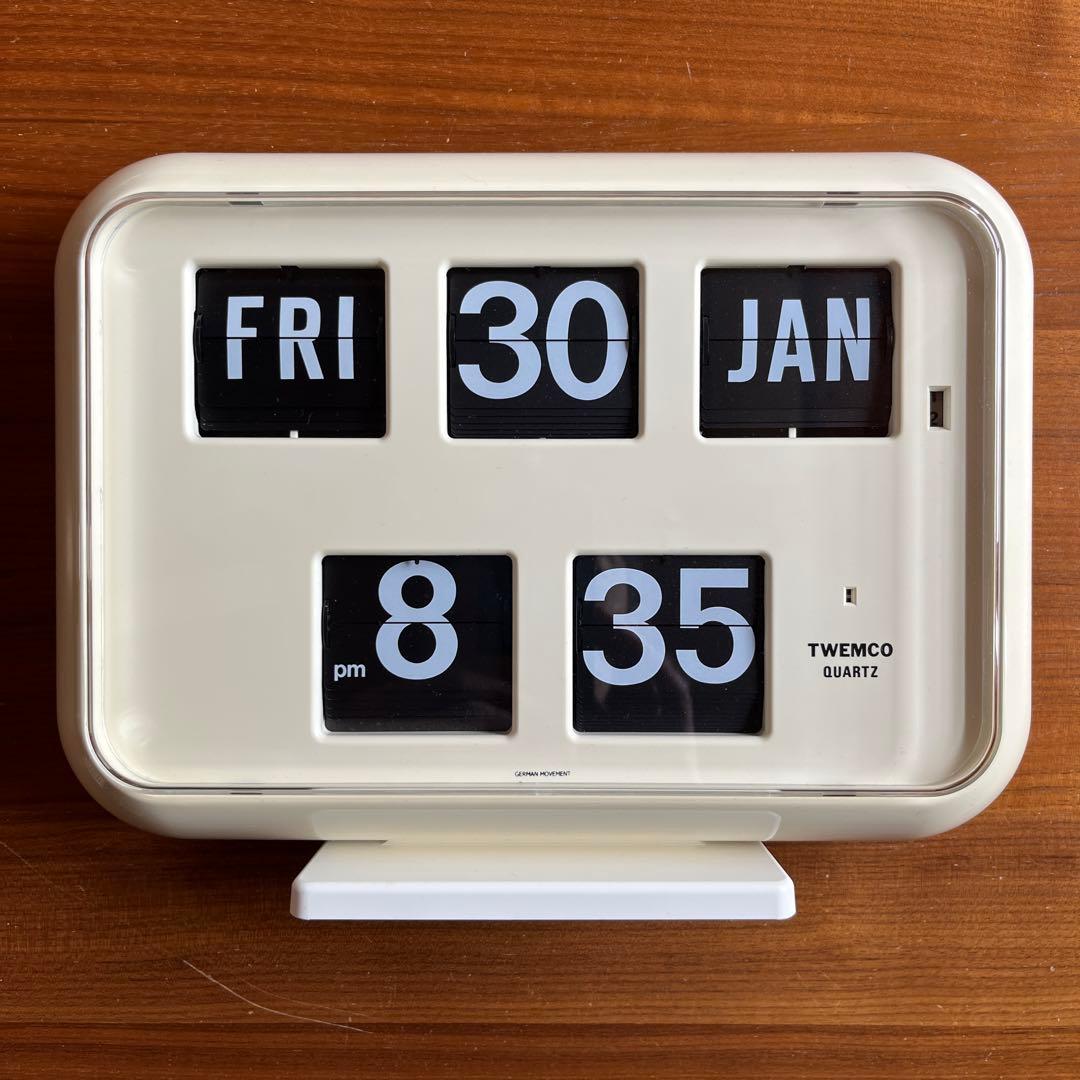 TWEMCO(トウエンコ)掛置兼用フリップクロック　ジャンク品