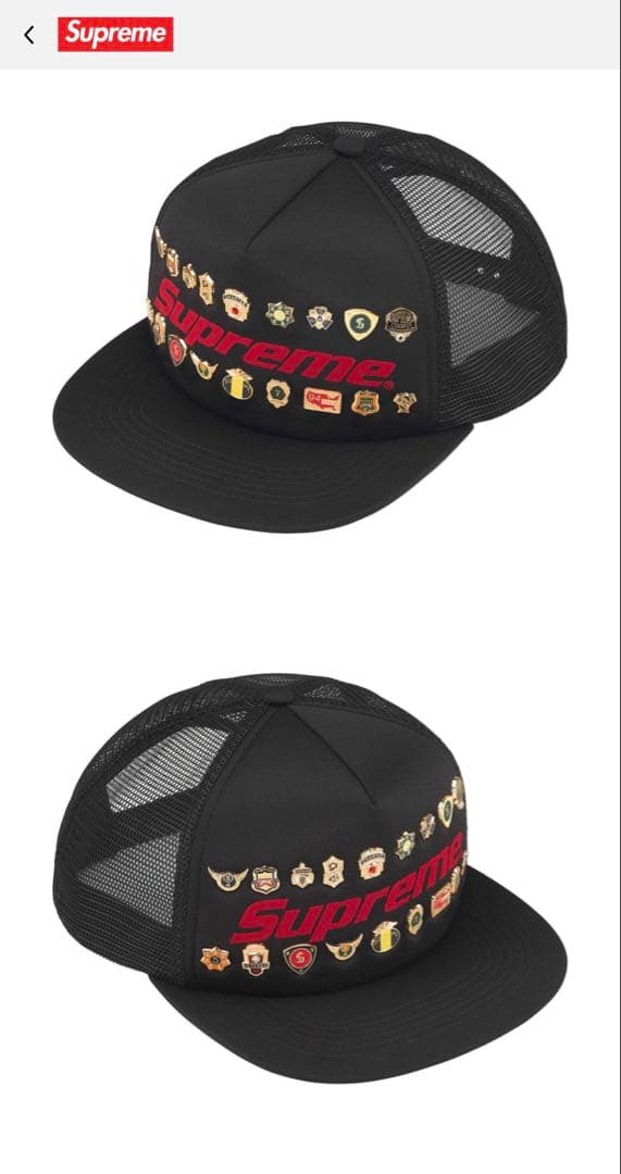 し*様 supreme Pins Mesh Back 5-Panel