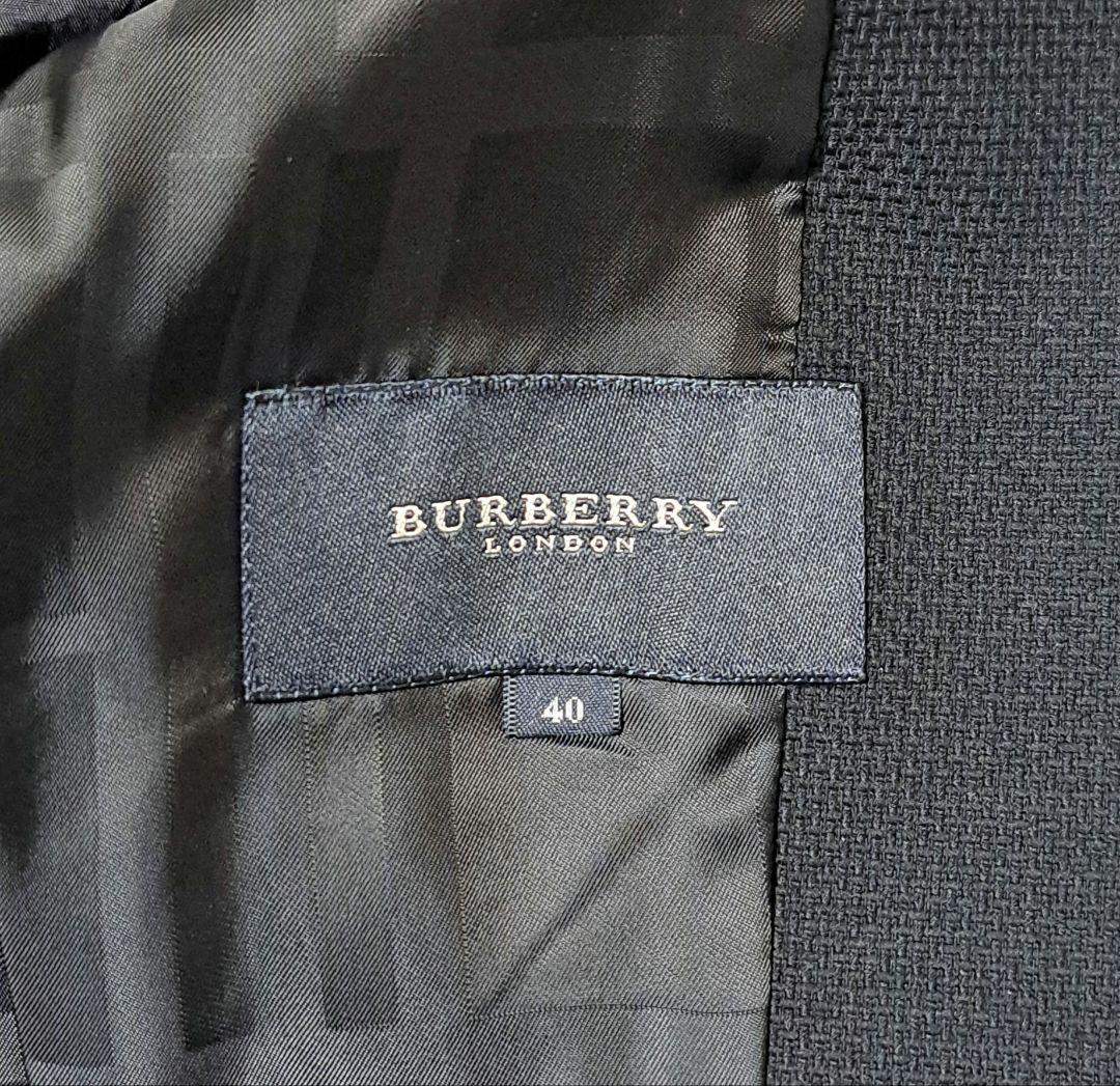 [美品]BURBERRY LONDON ダークネイビーテーラードジャケット40