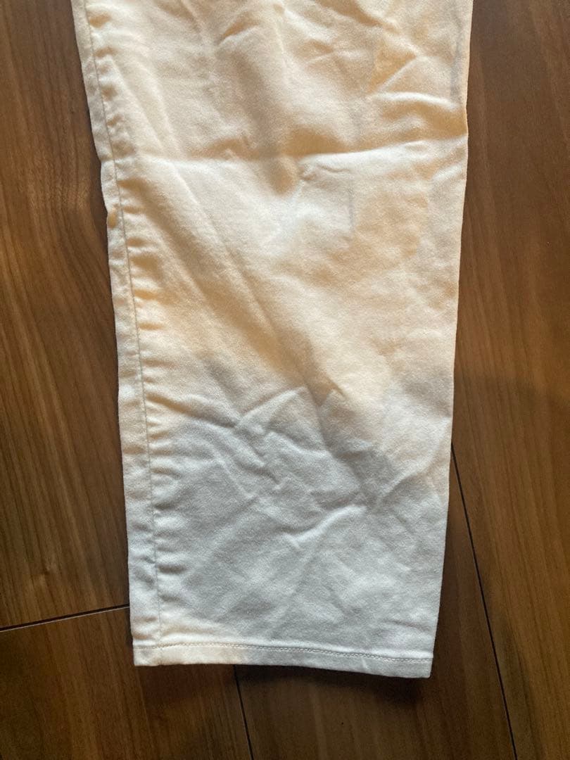 【monsieurdef】センタークリース テーパードパンツ XL