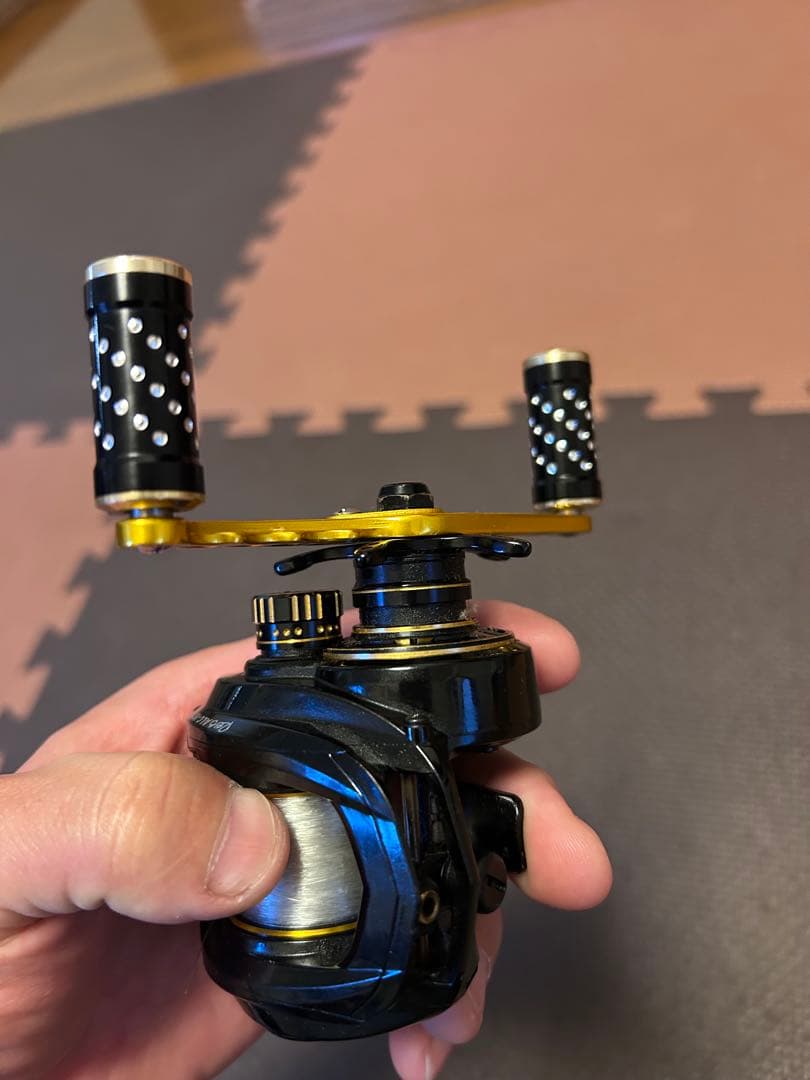 レボ ALC IB 7 AbuGarcia 社外 100mmハンドル