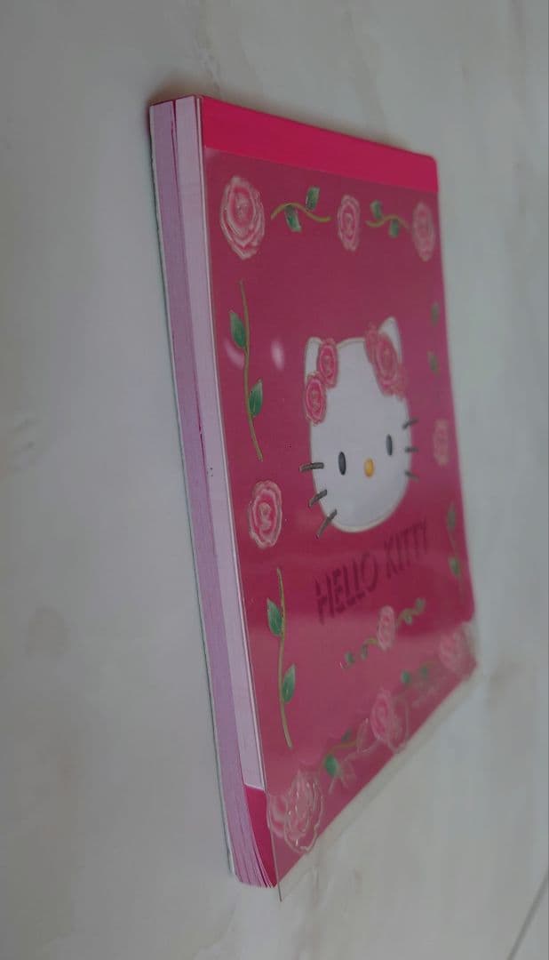 激レア　ハローキティ薔薇メモ