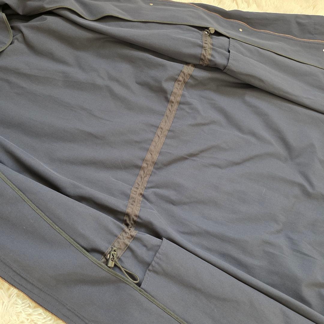大きいサイズ ICB アイシービー Tussah T/C モッズコートネイビー